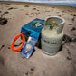 Gas Stove Single Burner Stainless With 3KG Cylinder/Regulator/Hose Kit