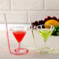 Creative Fun Spiral Cocktail Glass Revolving Martini Glass