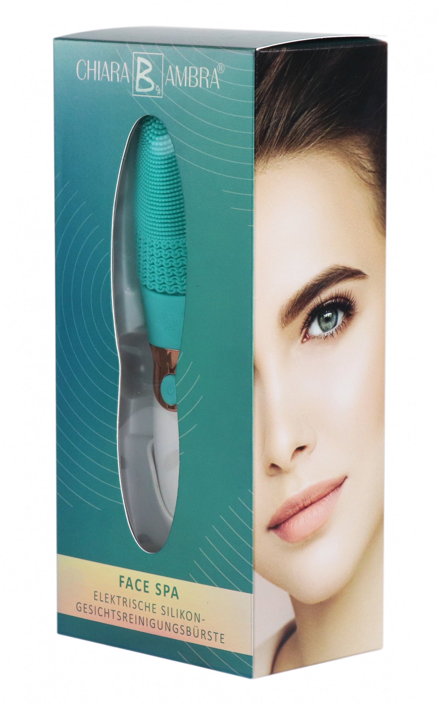 FACE SPA – Electric Silicone Facial Cleansing Brush, turquoise