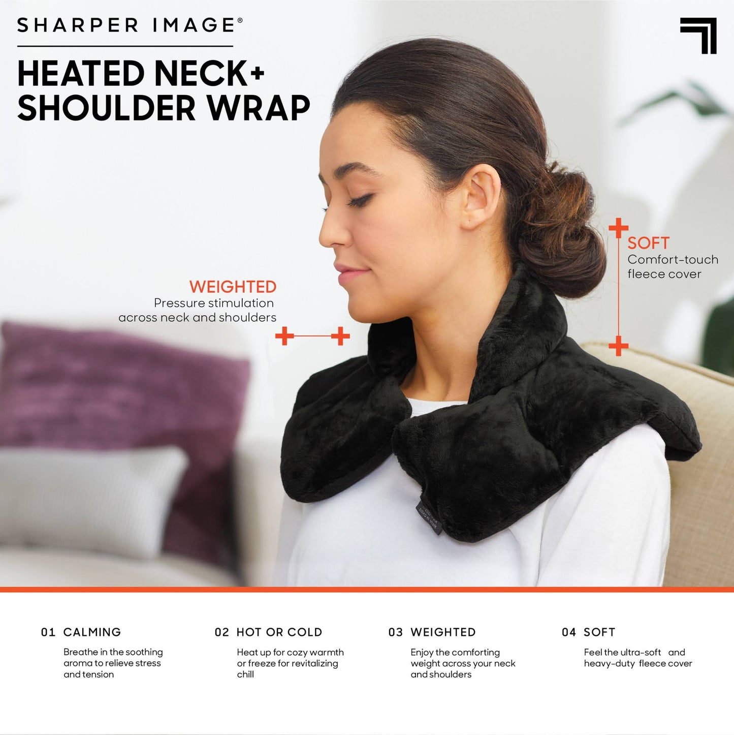 Heated Neck Shoulder Aromatherapy Wrap Megamall Online Store