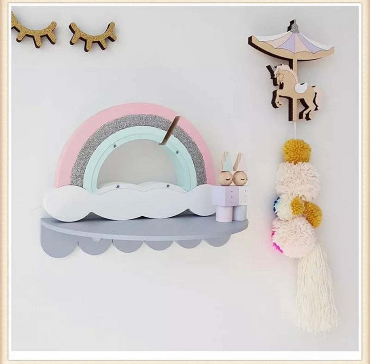 Kids Wooden Coin Money Bank Nordic Style