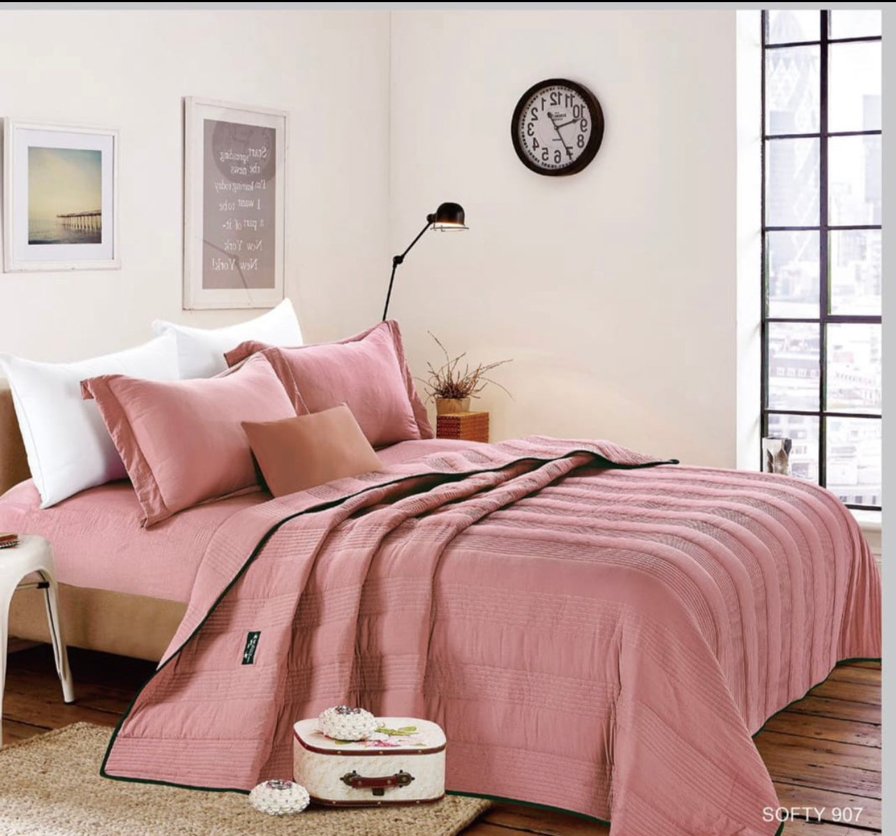Quilted Bedspread Combo King 4pc
