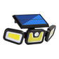 Split Solar Powered COB Wall Light 2400Mah Battery with Motion Sensor