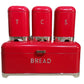 Deluxe edition Breadbin with 3pcs Canister Set
