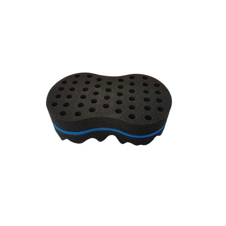 Double Sided Barber Afro Curl Wave Hair Brush Sponge Dreads Locking Twists Coil