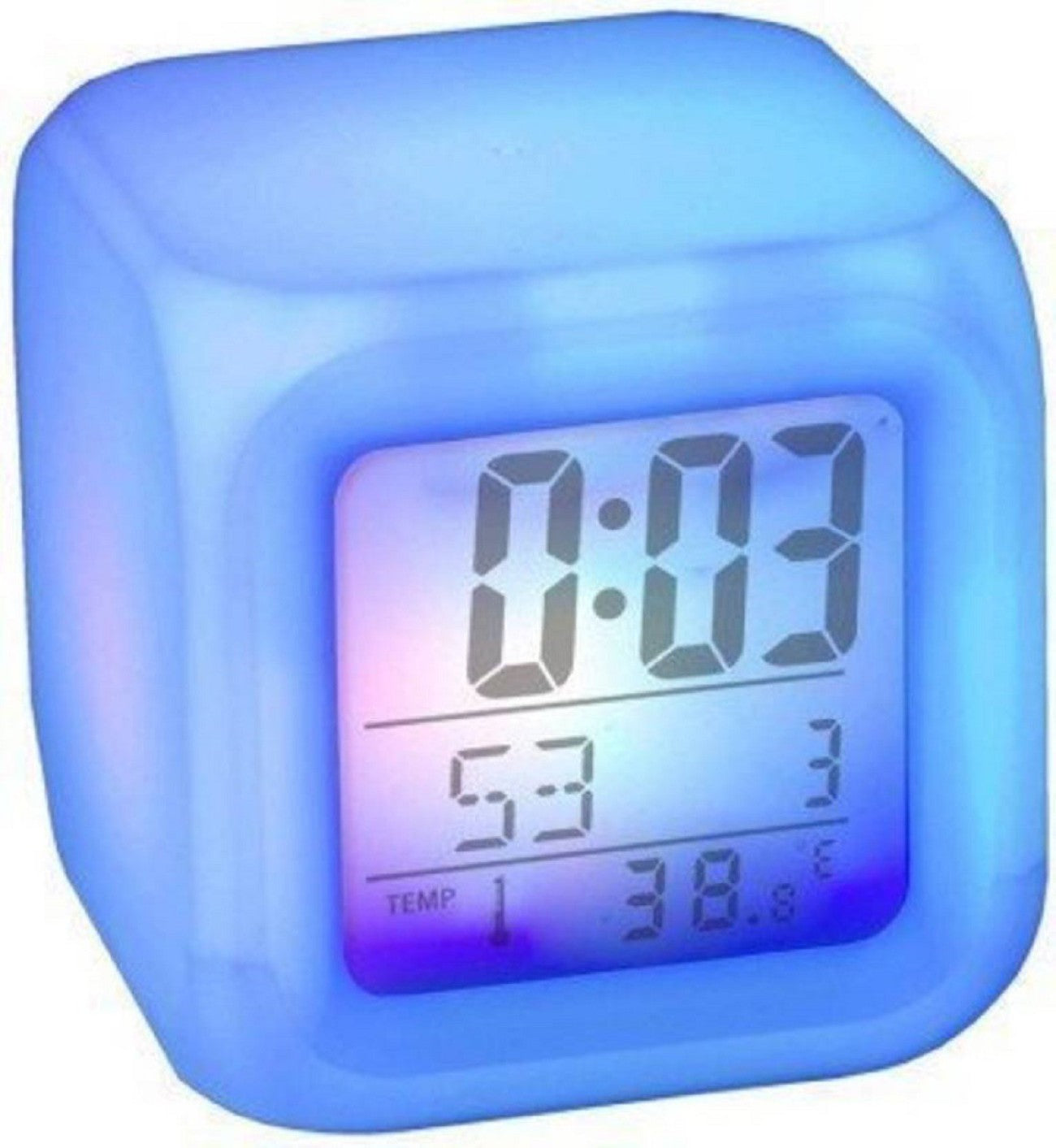 Digital Alarm Clock 7 Colours