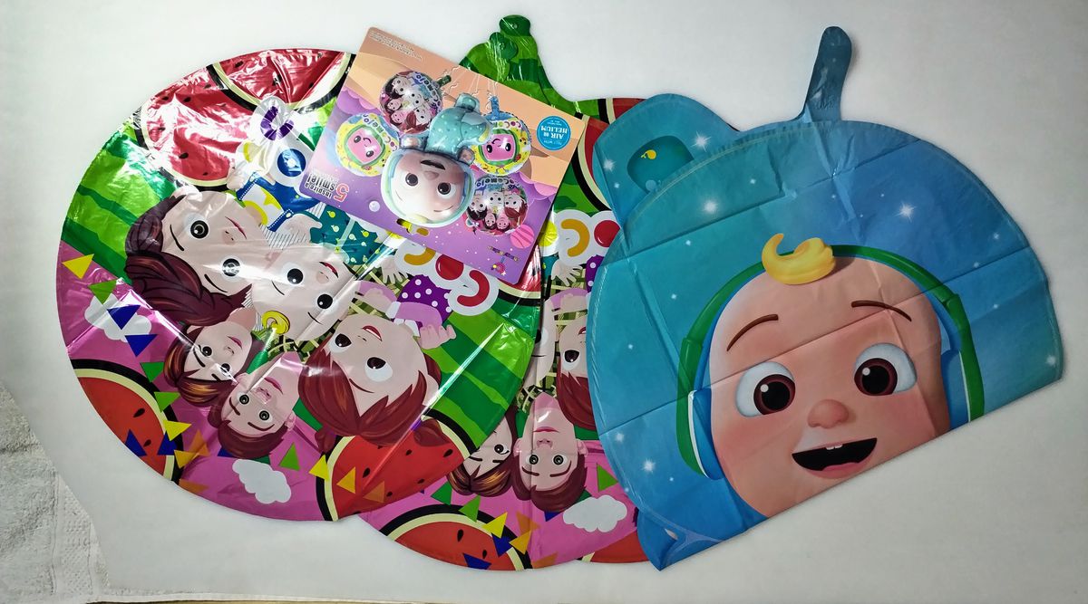 Cocomelon Balloon Party Pack Helium Type 5pc