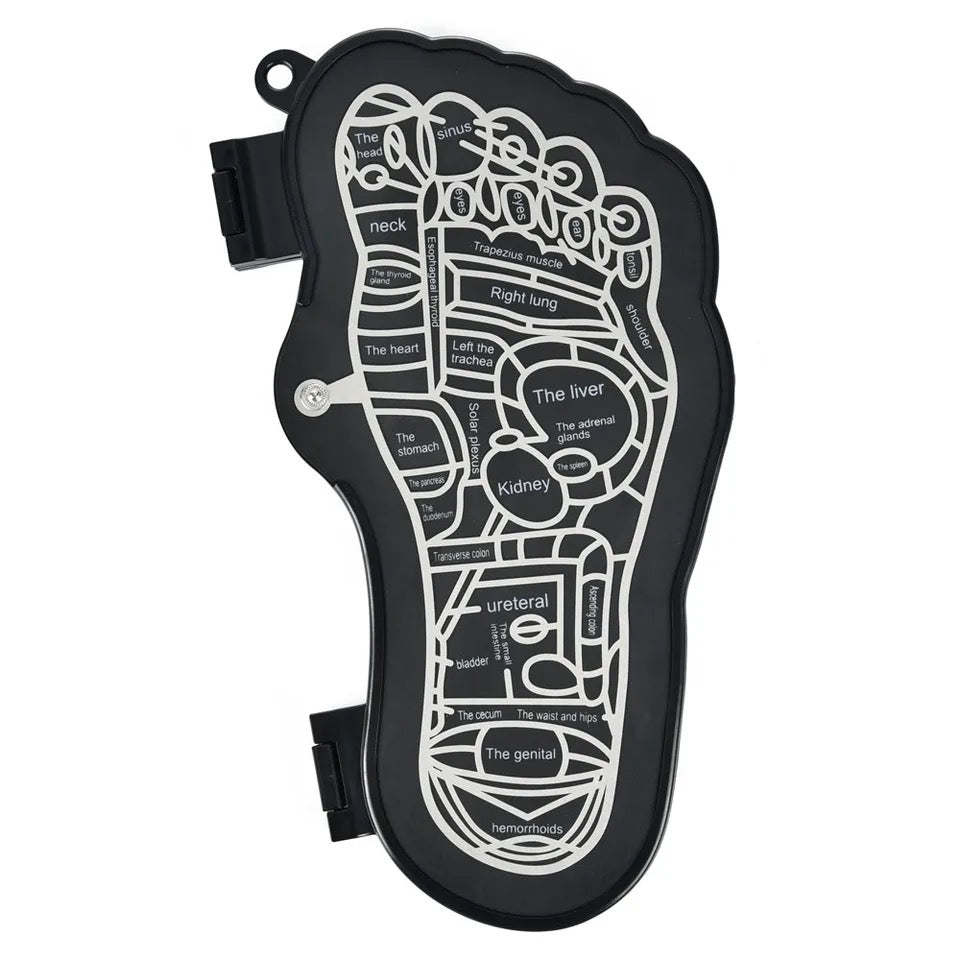 Massage Mat, Home Pulse Foot Massage Cushion, Physiotherapy Foot Massager for Muscle Relief (Rechargeable) Stimulator Pain Relief 9 Modes Feet Massage Tool