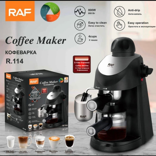 RAF 4 Cups Espresso 240ml Filter Coffee Maker
