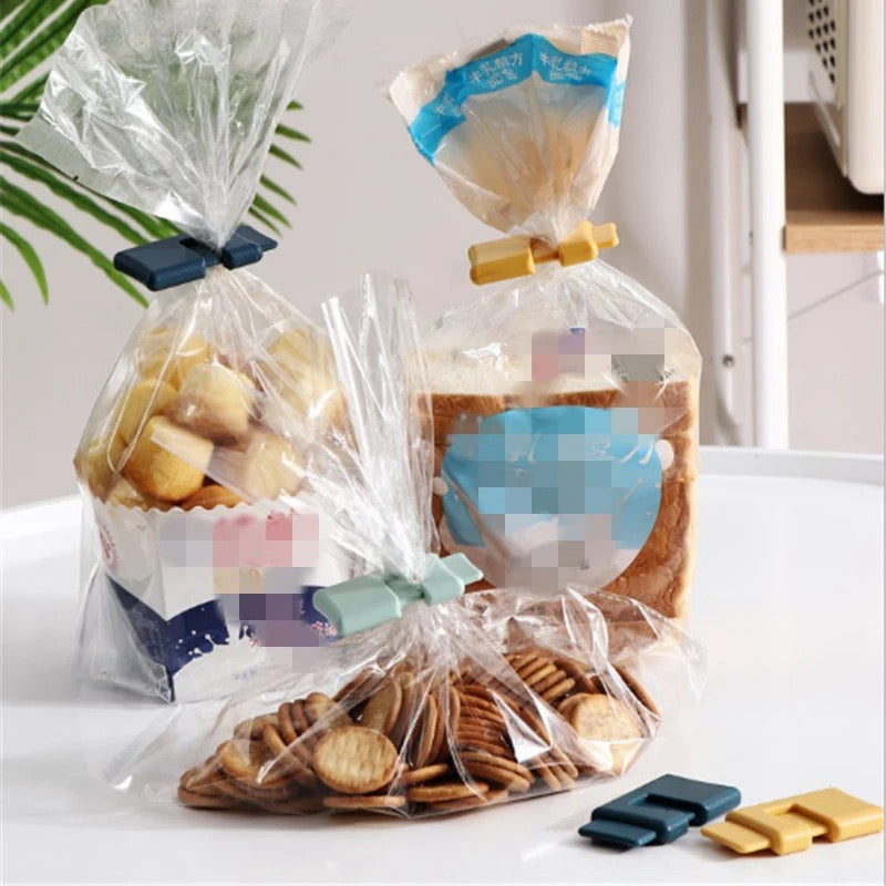 Mini Snack Bag Sealing Clip Food Preservation Bag Clip Snack Fresh Storage Seal Bag Clips Sealer Clamp Home Storage Tool