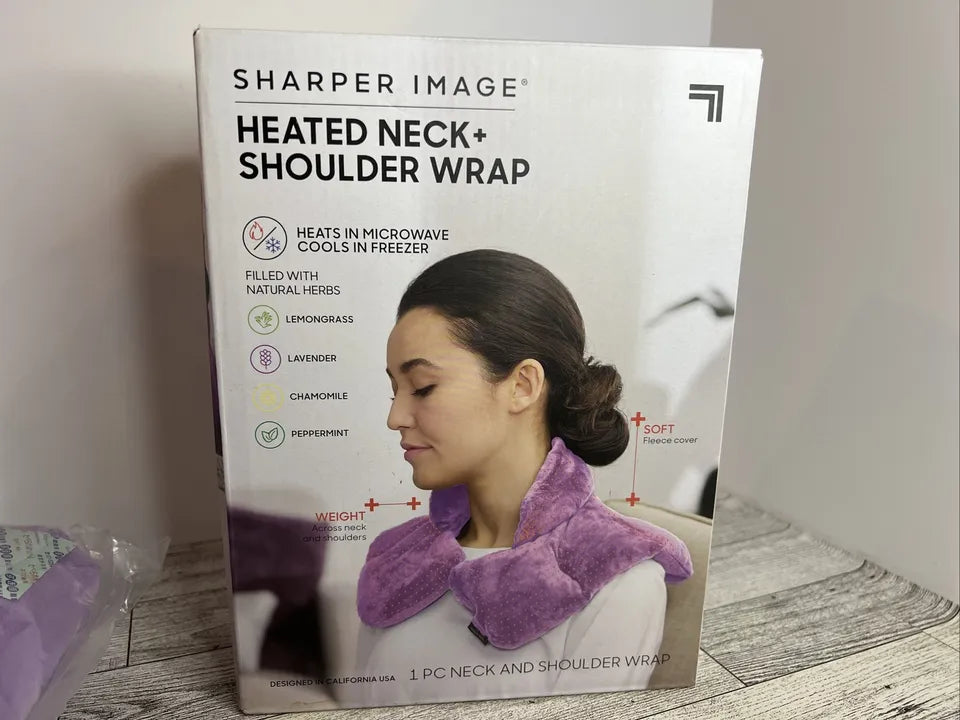 Sharper Image Heated Neck and Shoulder Aromatherapy Wrap