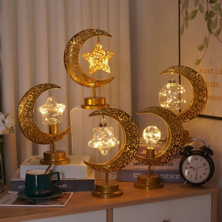 Crescent LED Desk Lamp Decoration