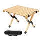 Beechwood Roll Up Folding Table