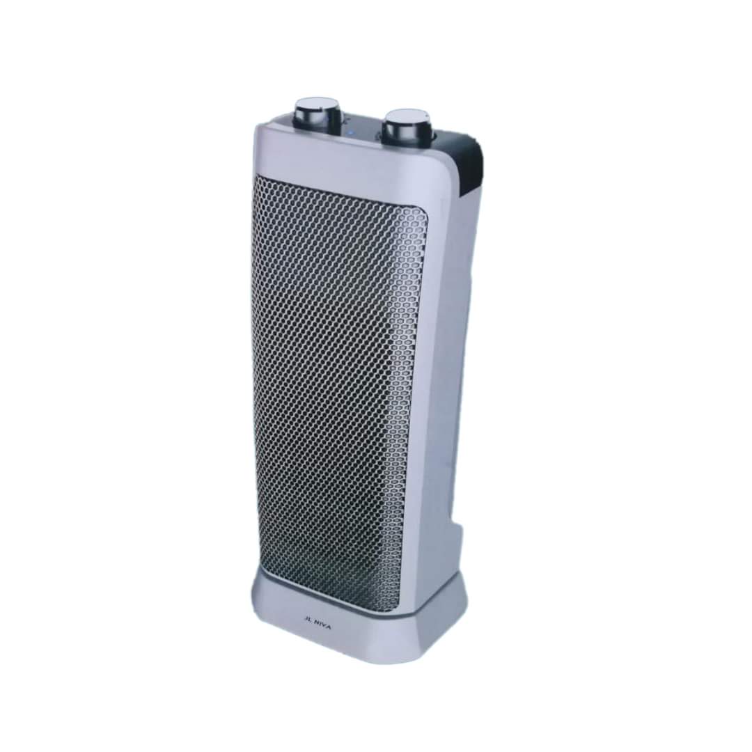 Small Ceramic Space Heater ECO Oscillating Portable Fan 2 Modes 1000W/2000W