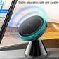 Portable Car Central Console Metal Magnetic Holder(Black)