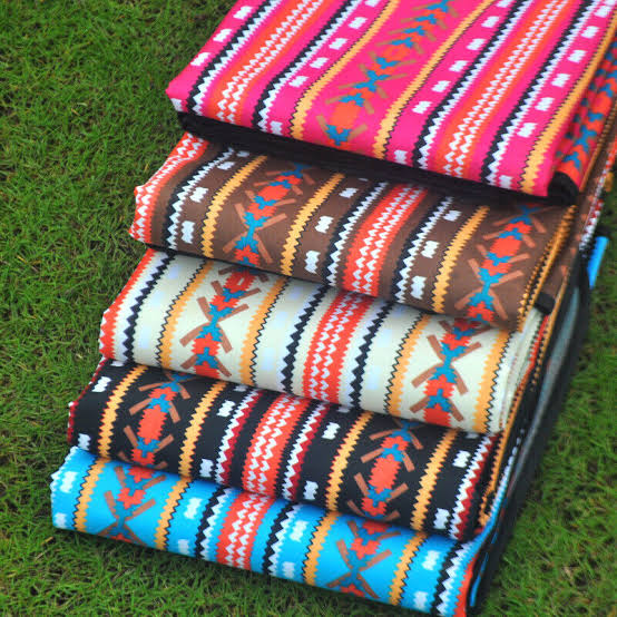 Ethnic Portable Folding Picnic Mat Outdoor Camping Beach Mat Moisture-proof Pad