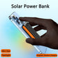 Solar Power Bank 5000mAh Magnetic Qi Wireless Charger Power Bank for iPhone 13 12 Solar Powerbank for Samsung Huawei Xiaomi Power Bank with Light