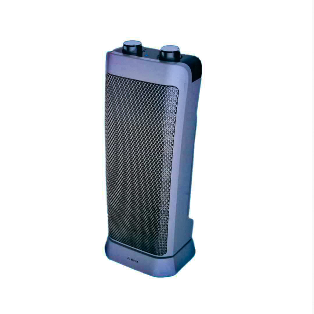 Small Ceramic Space Heater ECO Oscillating Portable Fan 2 Modes 1000W/2000W