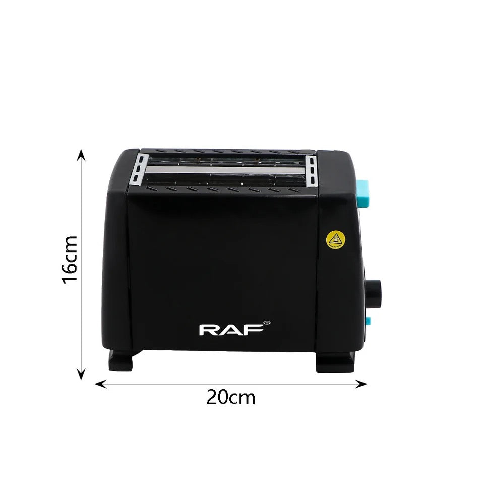 RAF Electronic Toaster Bread Maker Machine Adjustable High-lift Pasta Making Machine 2 Slice