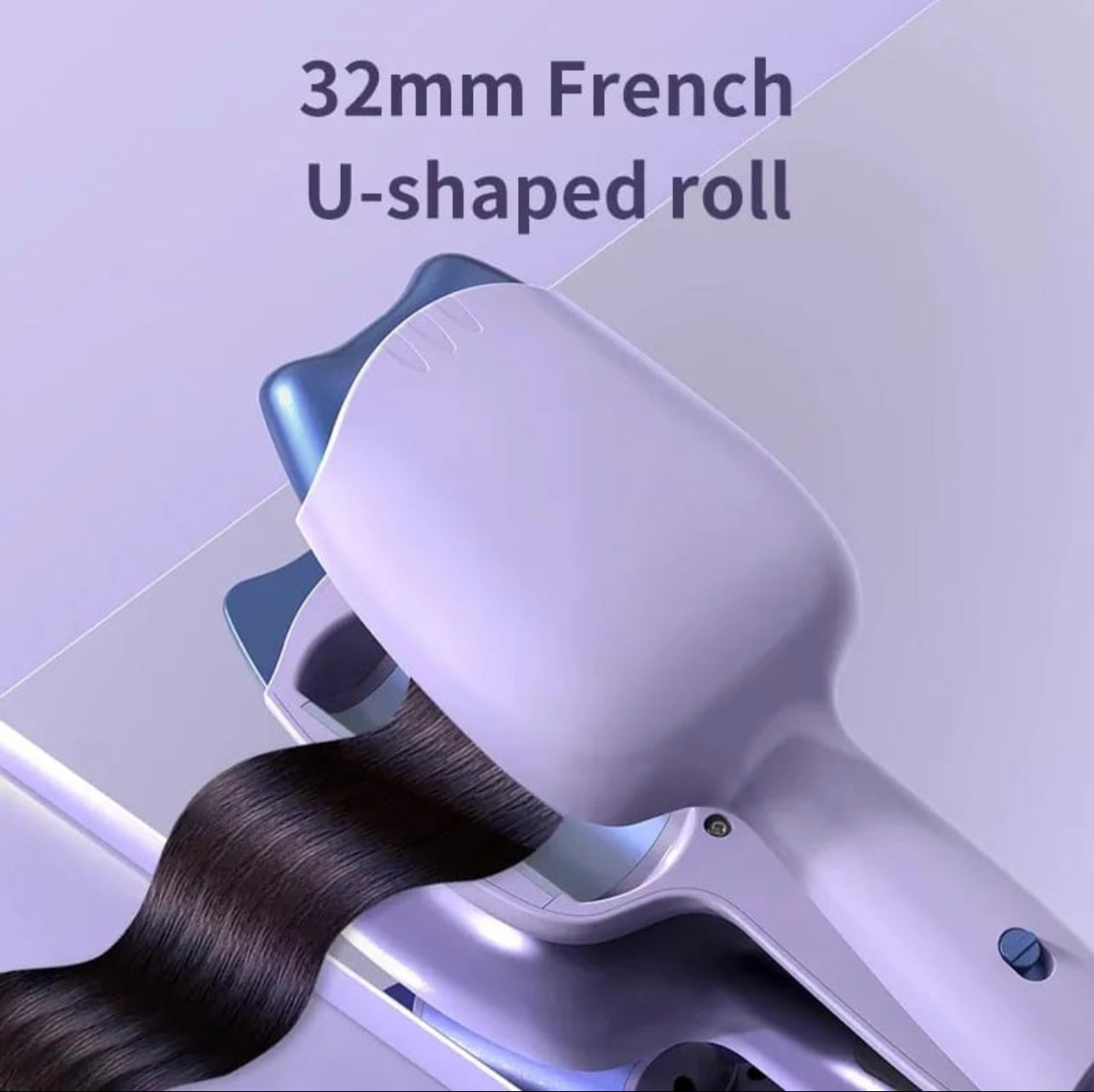 Electric Hair Curler Negative Ions Ceramic Curling Iron 32mm Wave Curly Hair Styler Tools