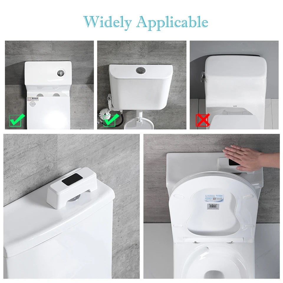 Smart Toilet Push Button Touchless