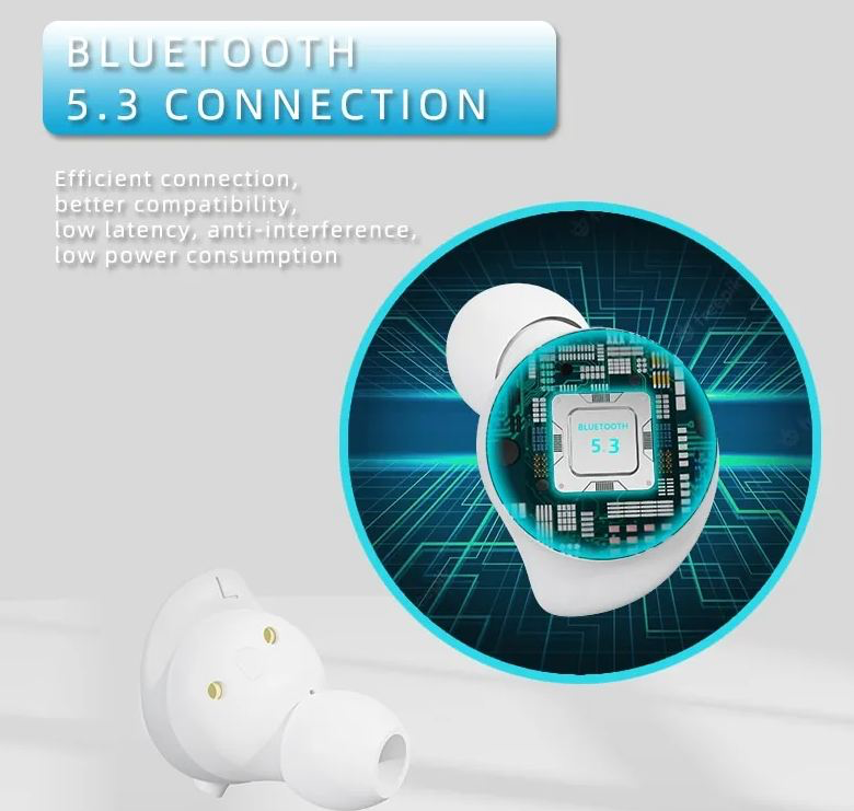 TWS Bluetooth Transparent Dual Mode Gaming Earphone