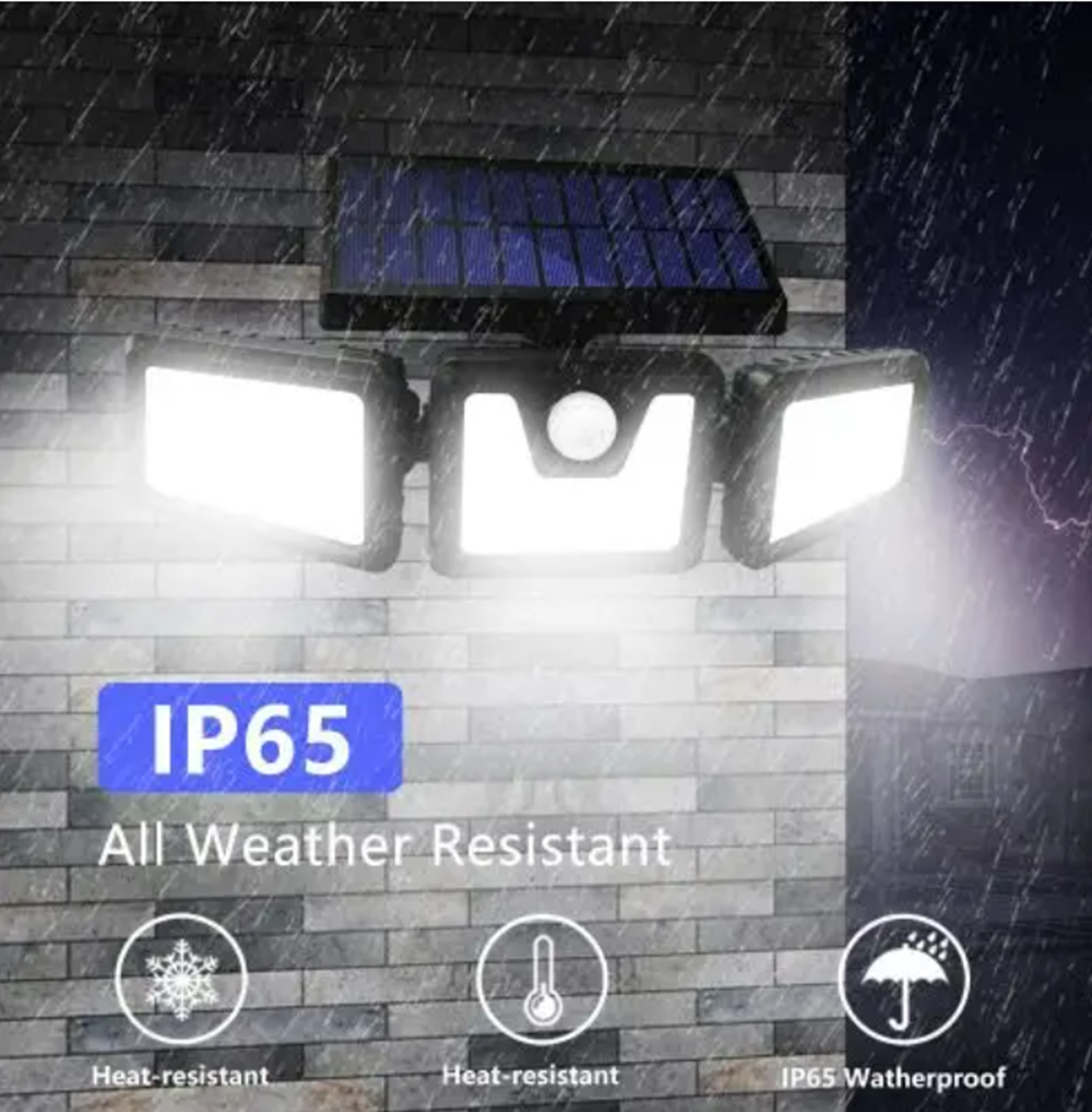 Split Solar Powered COB Wall Light 2400Mah Battery with Motion Sensor