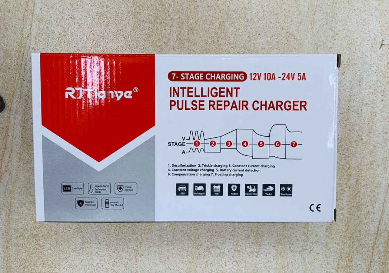 Intelligent Pulse Repair Battery Charger - Car Battery Charger
