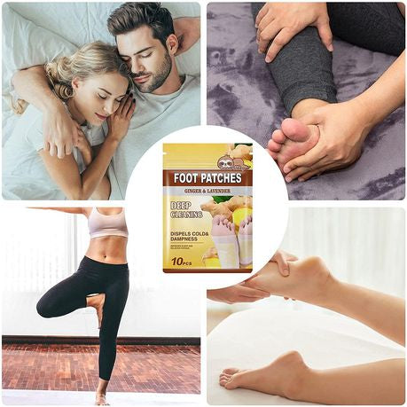 Foot Cleaning Patches Ginger/Lavender  10pack