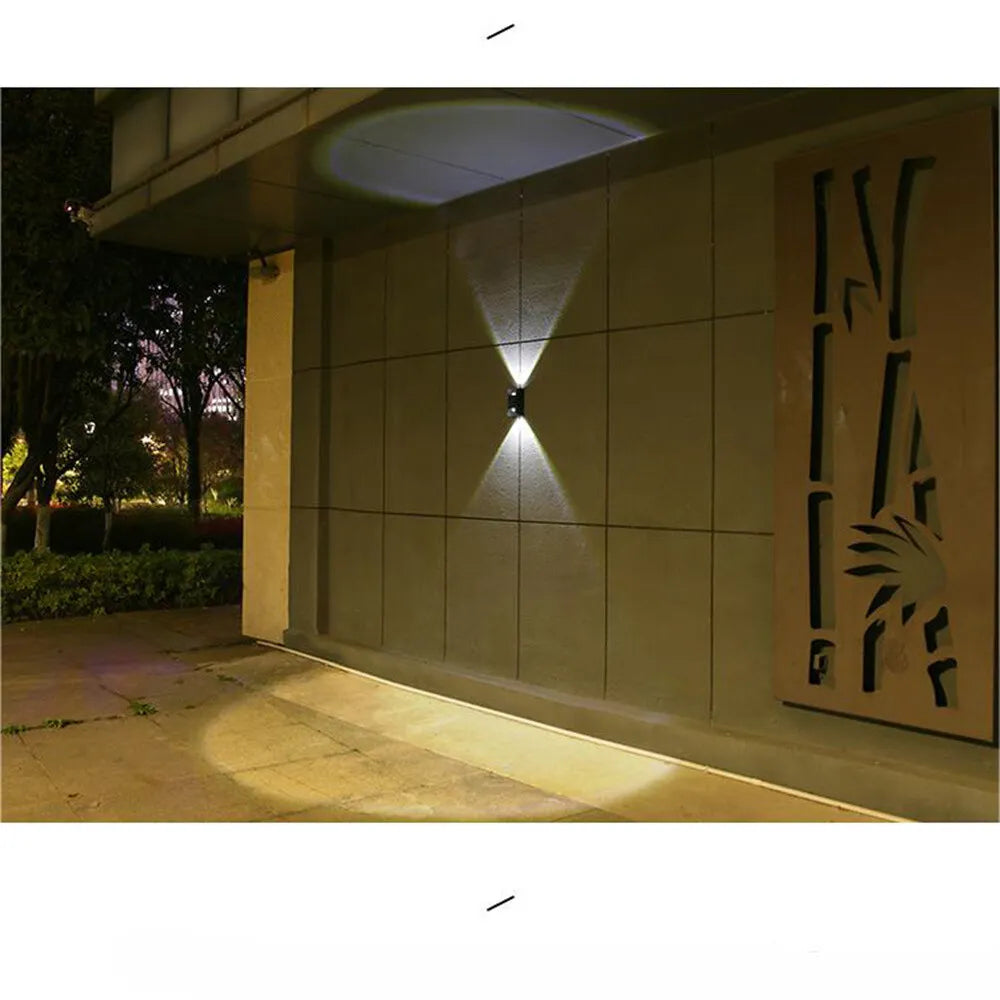 Solar LED Wall Lights LED Outdoor Waterproof Lights For Villa Courtyard Garden