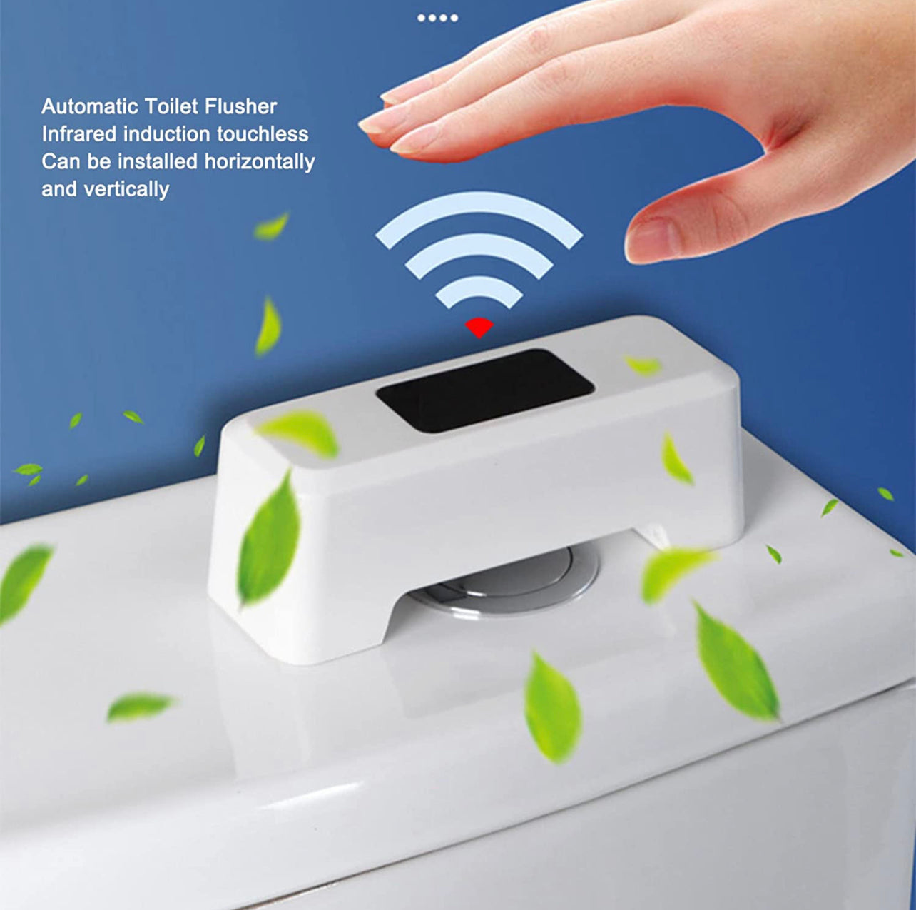 Smart Toilet Push Button Touchless