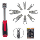 Portable Ratchet Wrench 72 Gear Shaking Head