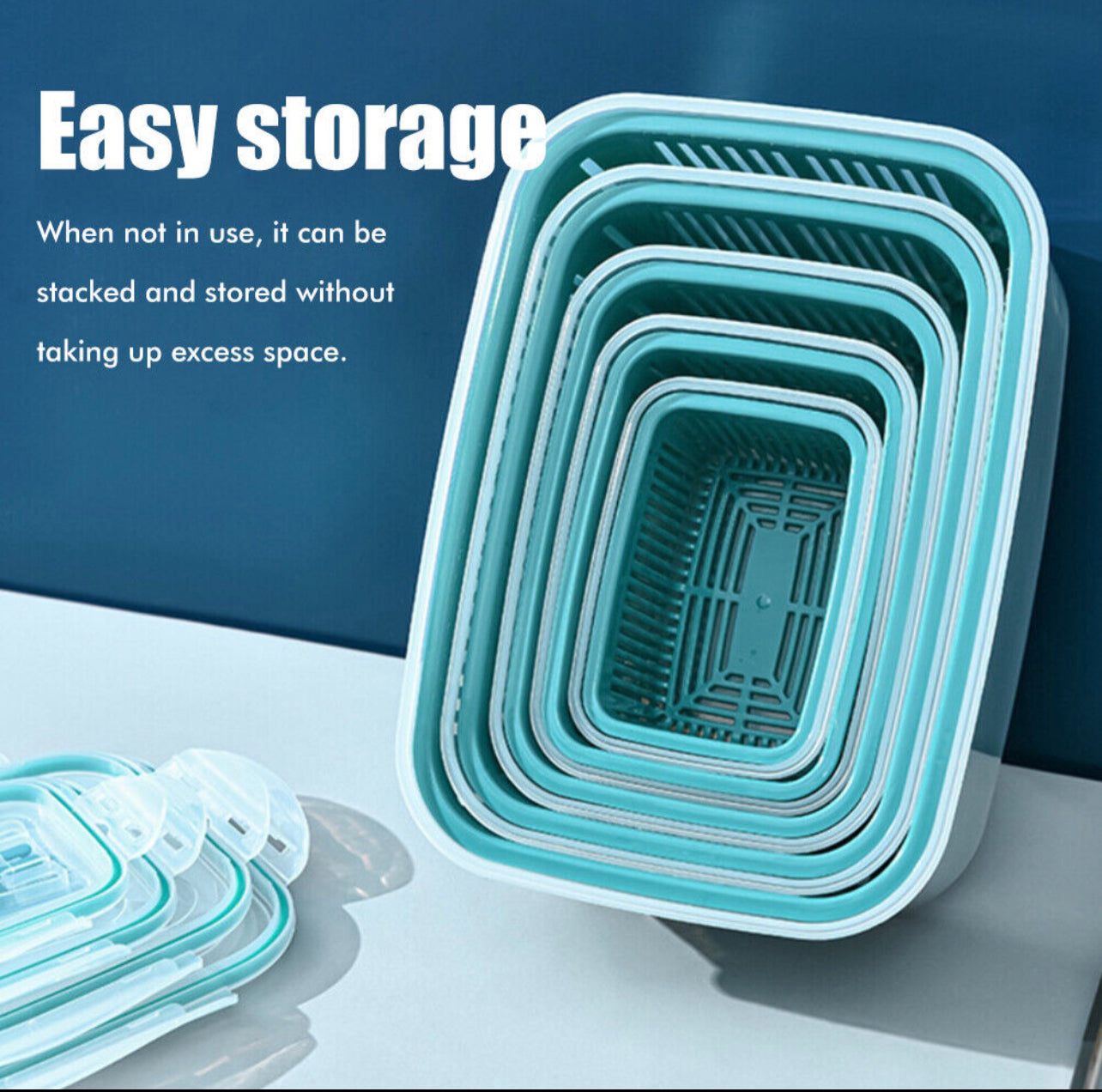 Refrigerator Container Food Storage Set 5pc