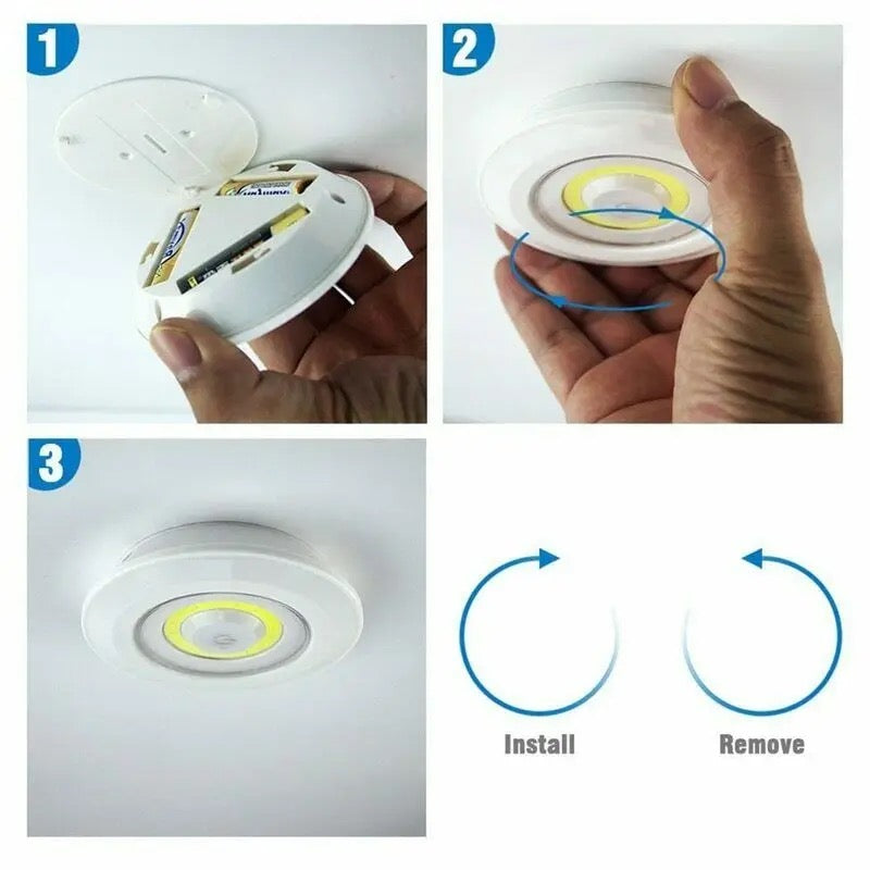 LED/COB Light 3 piece set with Remote Control