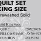 Quilted Bedspread Combo King 4pc