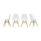 Modern Nordic Styled Dining Chairs Set 4