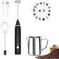 Rechargeable Milk Frother Automatic Handheld Mixer for Egg Latte Cappuccino Chocolate Matcha Home