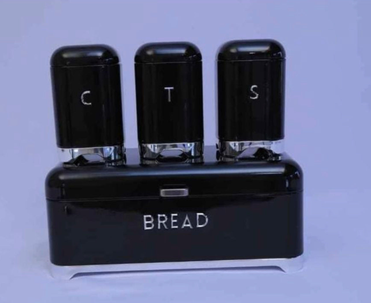 Deluxe edition Breadbin with 3pcs Canister Set