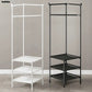 Corner Coat Rack – Freestanding Metal Wardrobe with Shelves for Bedroom, Entryway & Laundry Room