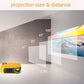 Projector, A2000, Mini Portable LED Projector