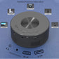 1080P Mini Projector, Portable Movie Projector with Rich Interface and Inbuilt Speaker