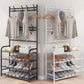 Multi functional Shoe Rack Organizer Simple Floor Coat Rack Shoe Hat Rack