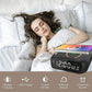 3 In-1 15W Wireless Charger Clock LED Digital Display Alarm Clock Temperature Display Wireless Charging Bracket