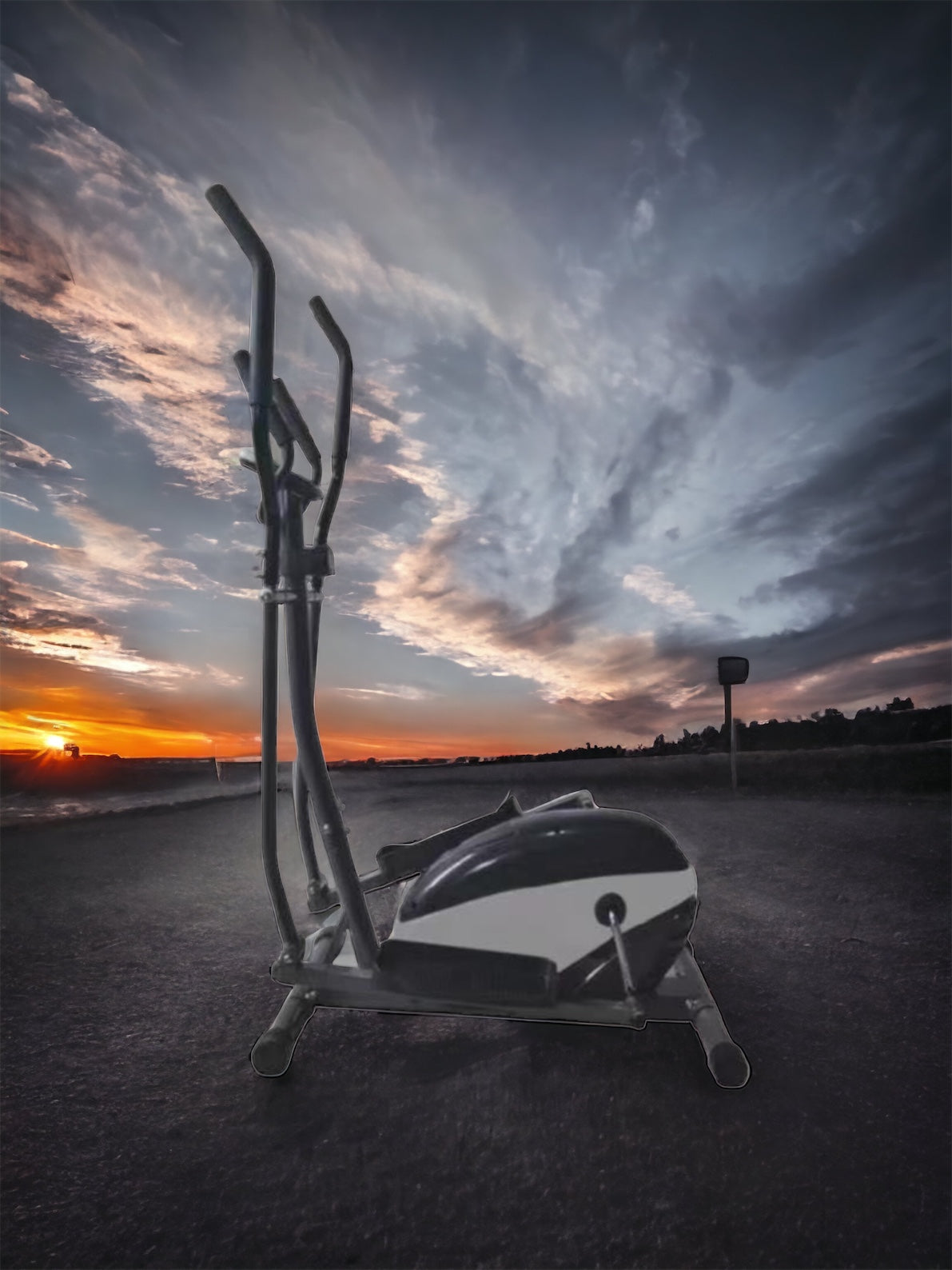 Pro-Sportz Elliptical Cross Trainer 4-Arm Cardio Fitness Bike - MK-E001