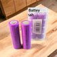 Vape Dual Pack Flat Head Battery Pack 18650-2000mah