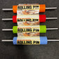 Rolling Pin Stainless Steel Silicone for Kitchen, Non-Stick Surface, Metal Roller for Baking Cookies, Bread, Fondant, Dough, Pastry, Pizza, Pie Crust 50cm