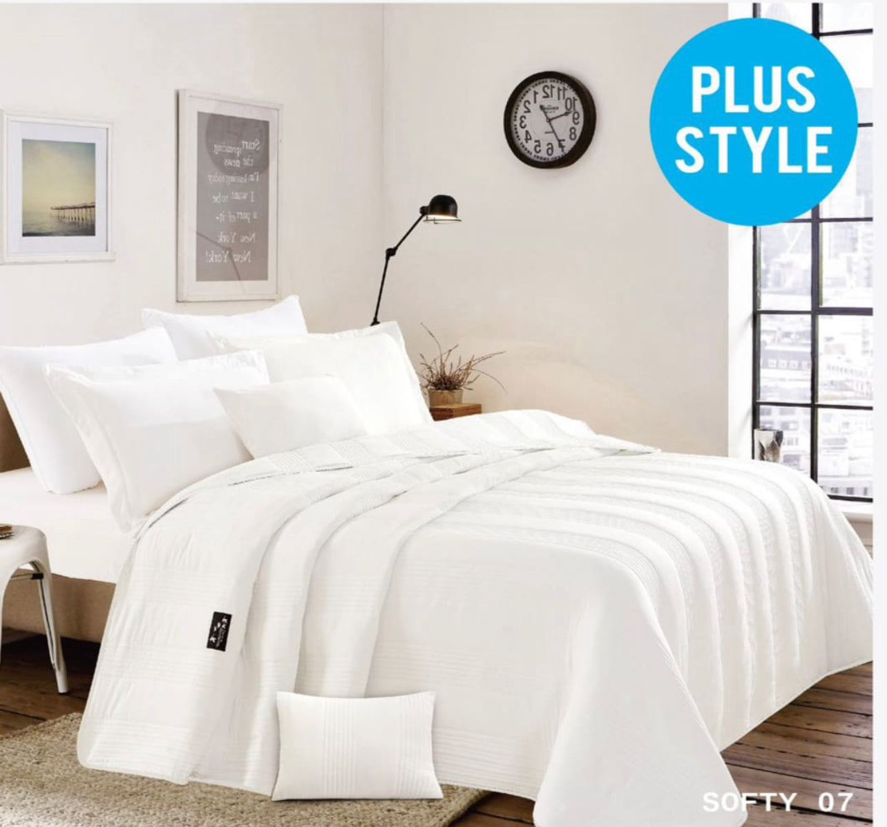 Quilted Bedspread Combo King 4pc