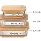 Glass Food Container Set 3