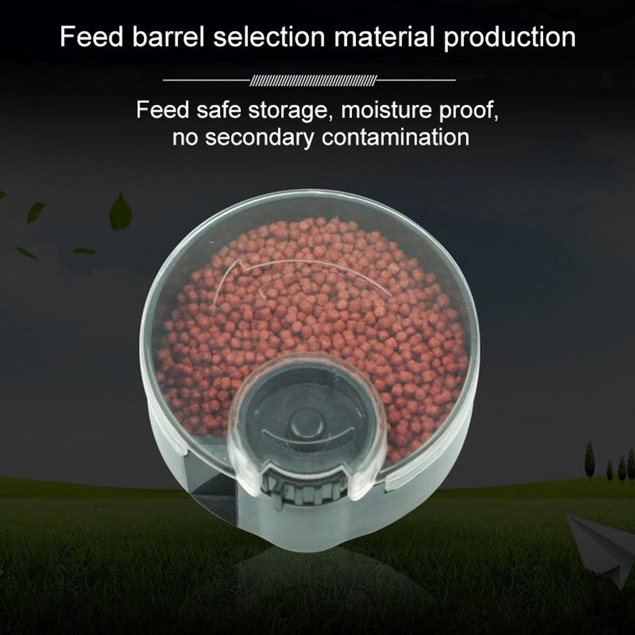 Aquarium Fish Tank Auto Feeders Pet Feeding Dispenser, Capacity: 20-50g