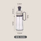 Oil Dispenser With Brush, Glass Olive Oil Bottle With Silicone Dropper